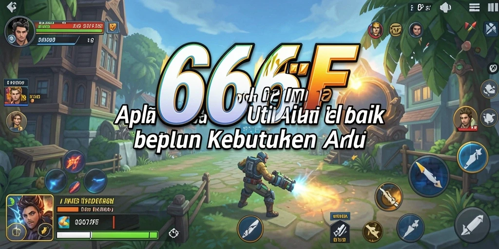 Tampilan antarmuka pengguna aplikasi 666F yang menarik dan fungsional.