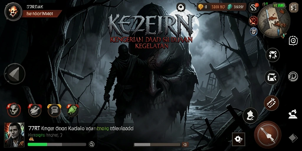 Gameplay menakutkan dengan suasana kegelapan yang mencekam.