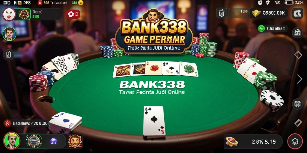 Tampilan menarik saat bermain poker di BANK338.