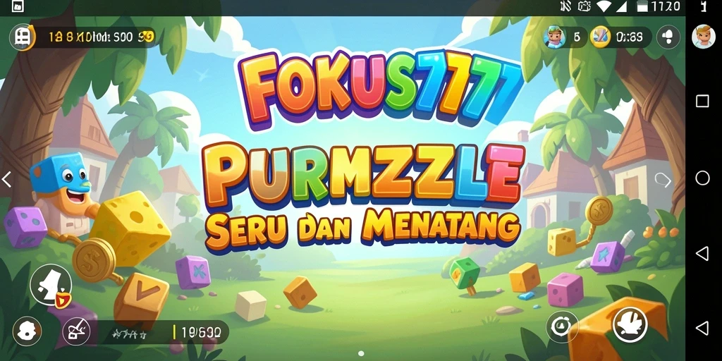 Tampilan gameplay interaktif FOKUS777 yang menantang.
