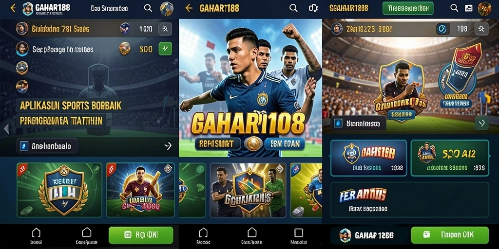 Screenshot utama GAHAR188 menampilkan taruhan olahraga yang menarik.