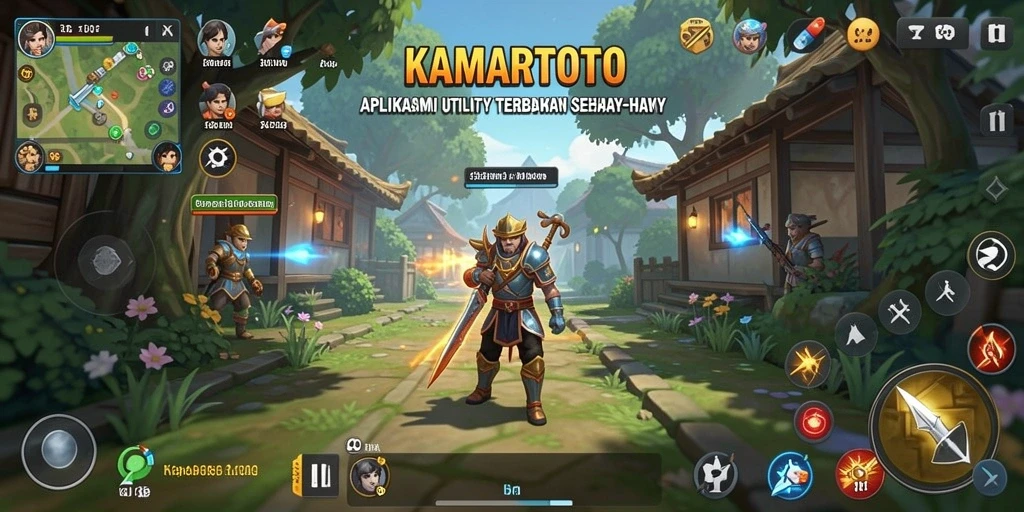Tampilan antarmuka utama KAMARTOTO yang sederhana dan mudah digunakan.