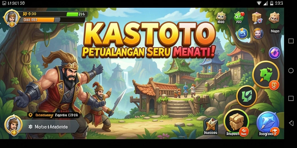 Tampilan gameplay KASTOTO yang menarik dan penuh aksi.