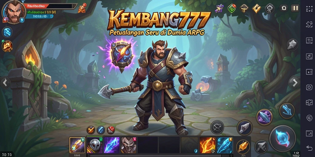 Screenshot menampilkan aksi seru dalam pertempuran ARPG.