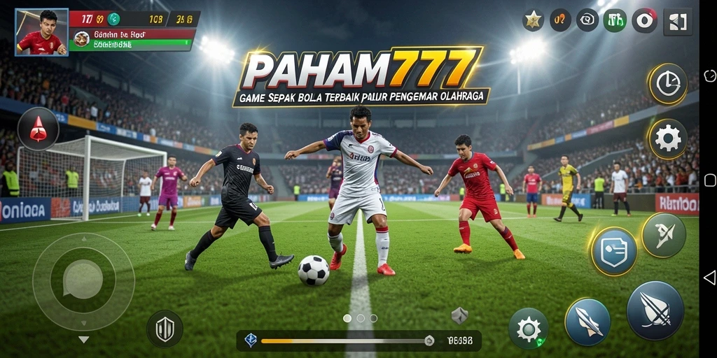 Tampilan gameplay PAHAM777 yang mendebarkan dalam pertandingan sepak bola.
