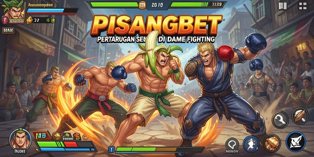 Screenshot gameplay PISANGBET yang menunjukkan pertarungan epik.