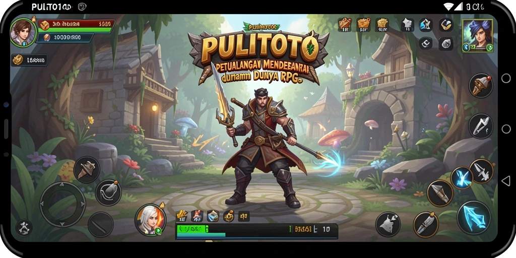 Tampilan gameplay RPG yang mendebarkan di PULITOTO