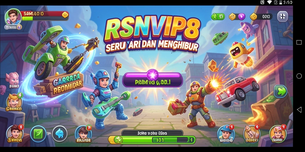 Tampilan gameplay RSNVIP8 yang penuh aksi dan seru.