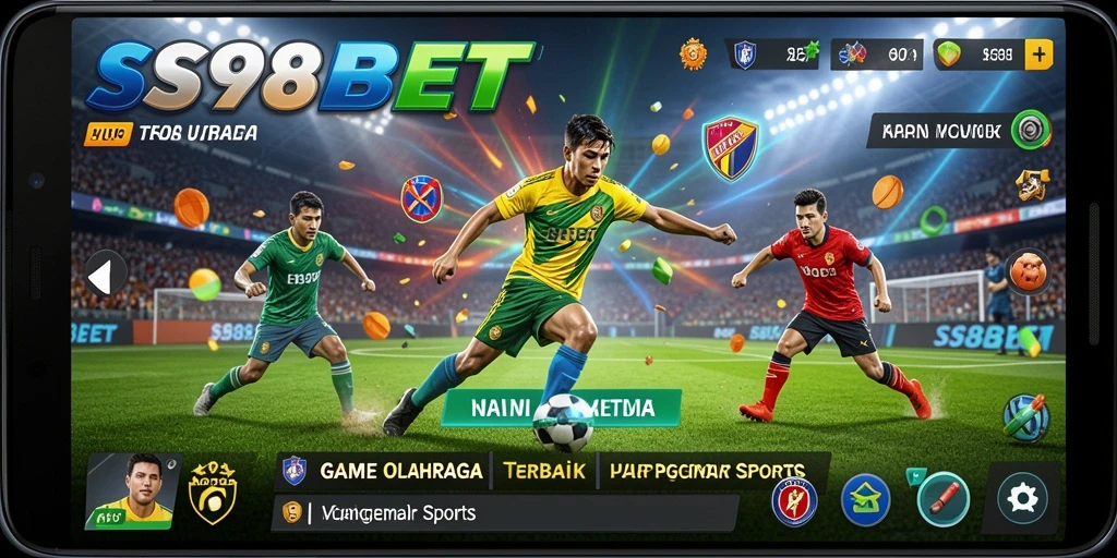 Tampilan gameplay seru dengan berbagai mode olahraga di SS88BET.